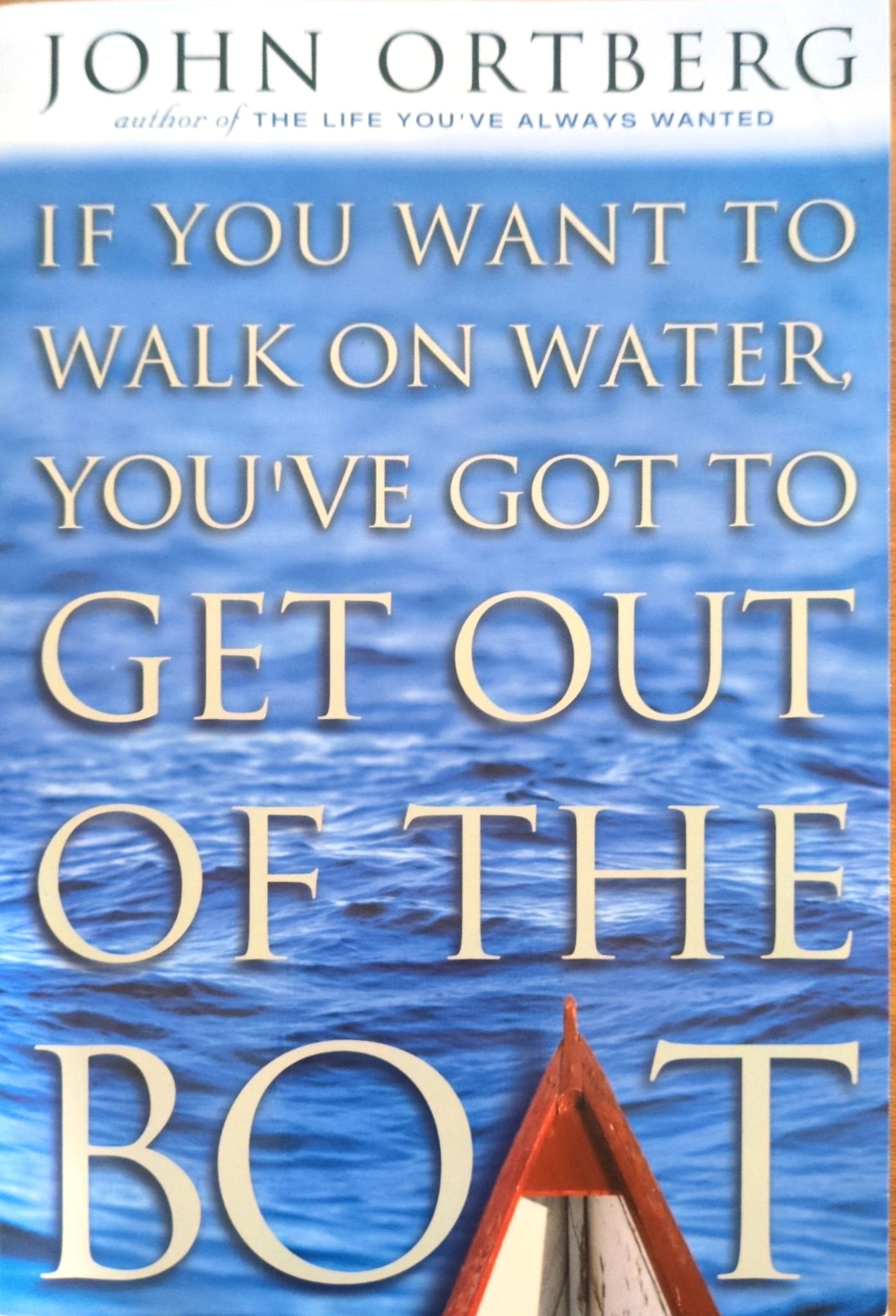 If You Want to Walk on Water You've Got to Get Out of the Boat
